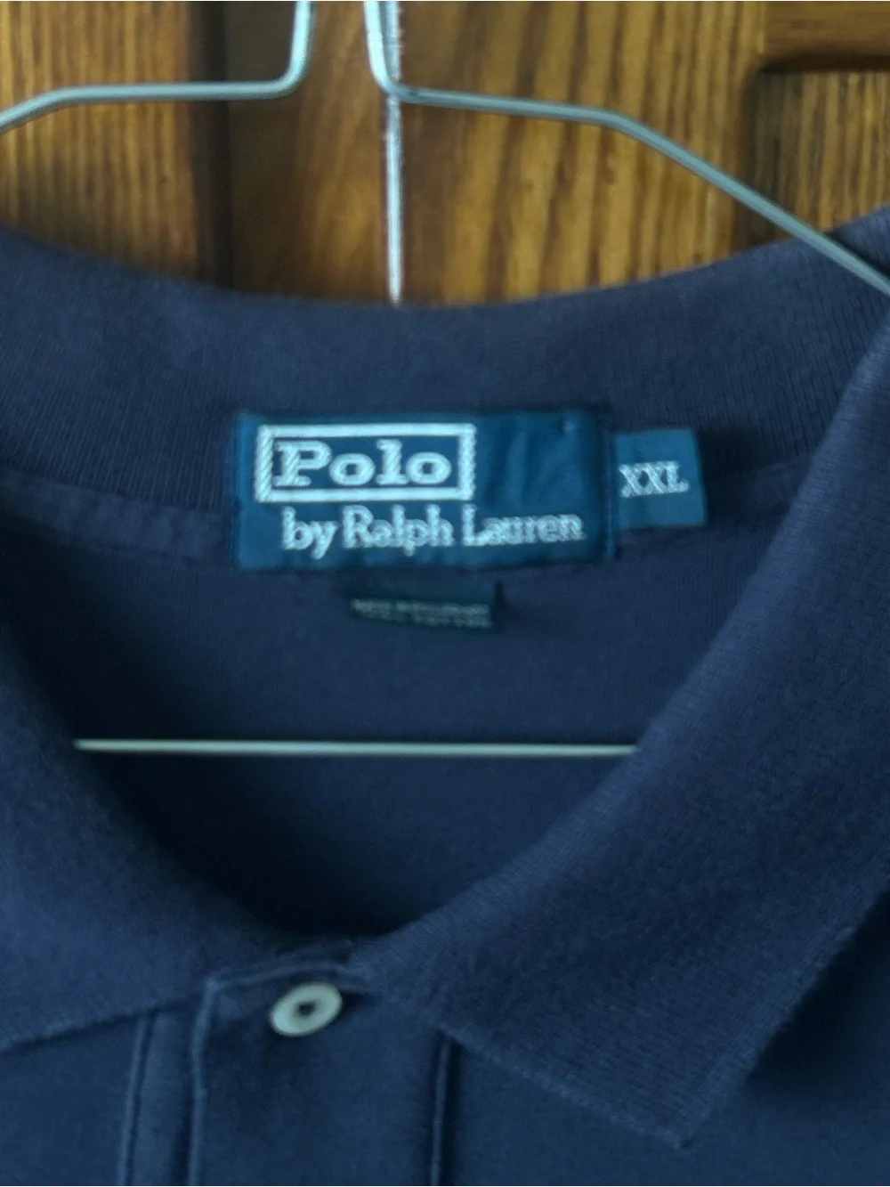 Vintage 90s Polo Ralph Lauren Navy Men’s Shirt. XXL